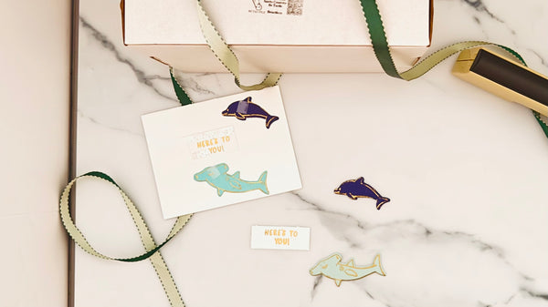 Ocean blue Card Kit