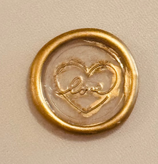 heart wax seal