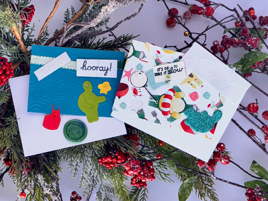 Matching Tactile Card Kit & Wax Seal